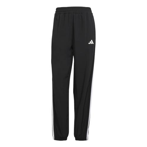 ADIDAS Damen Sporthose Train Essentials 3-Streifen Woven S in Schwarz