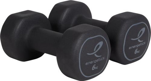ENERGETICS Hanteln Neopren 2X4,0 in Grau