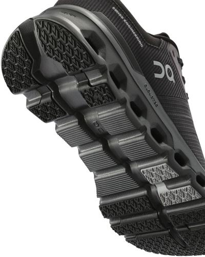 ON Herren Laufschuhe Cloudrunner 2 Waterproof 46 in Schwarz