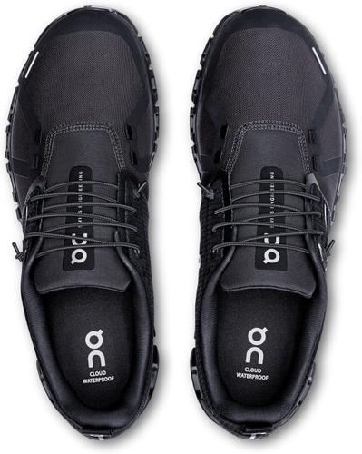 ON Herren Freizeitschuhe Cloud 6 Waterproof 42 in Schwarz