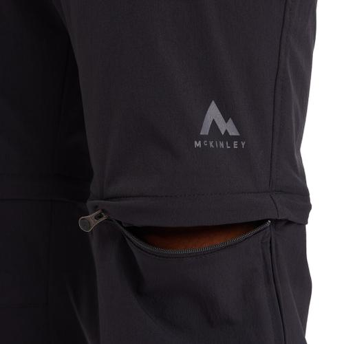 McKINLEY Herren Hose He.-Abzipphose Malloy II M 56 in Schwarz