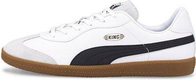 PUMA Herren Fussball-Hallenschuhe KING 21 IT 42 ½ in Weiß