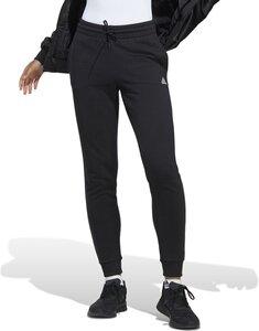 ADIDAS Damen Essentials Linear French Terry Cuffed Hose XS/S in Schwarz