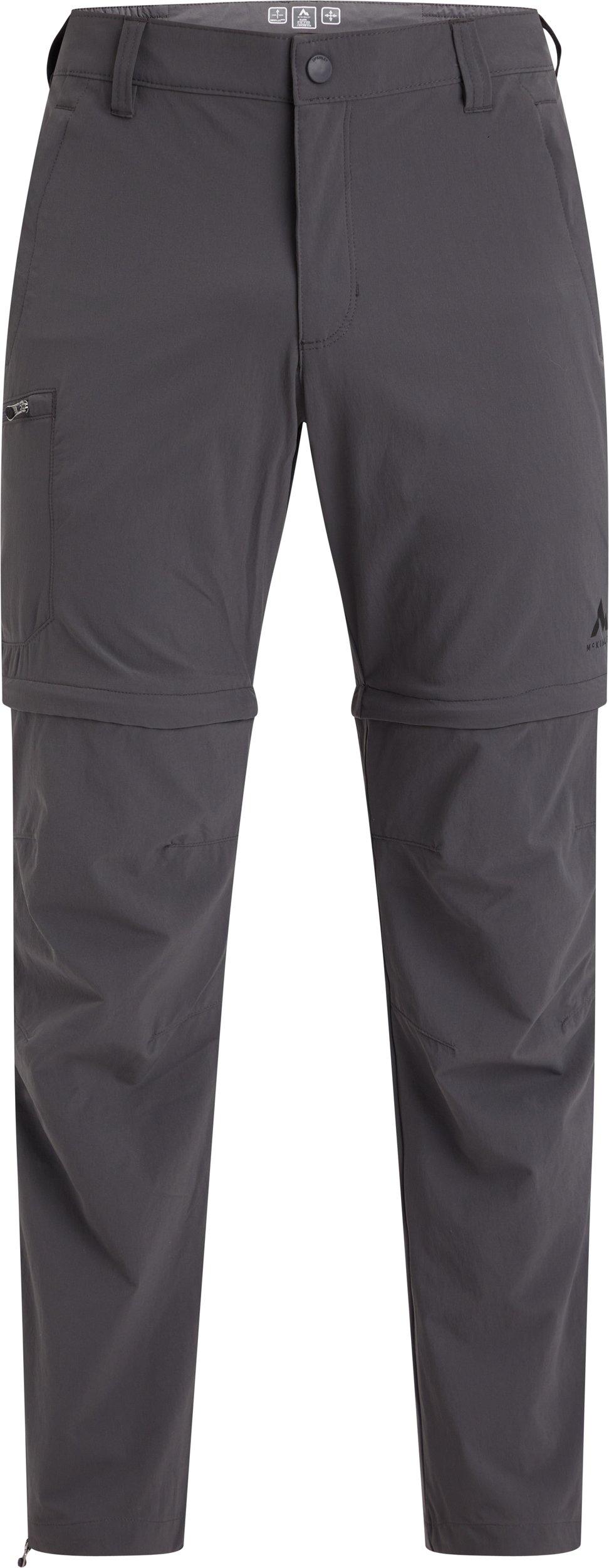 McKINLEY Herren Hose He.-Abzipphose Malloy II M SHT 25 in Grau