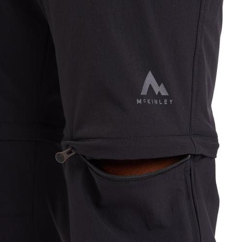 McKINLEY Herren Hose He.-Abzipphose Malloy II M 52 in Schwarz