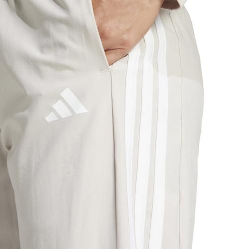 ADIDAS Damen Sporthose Train Essentials 3-Streifen Woven S in Silber