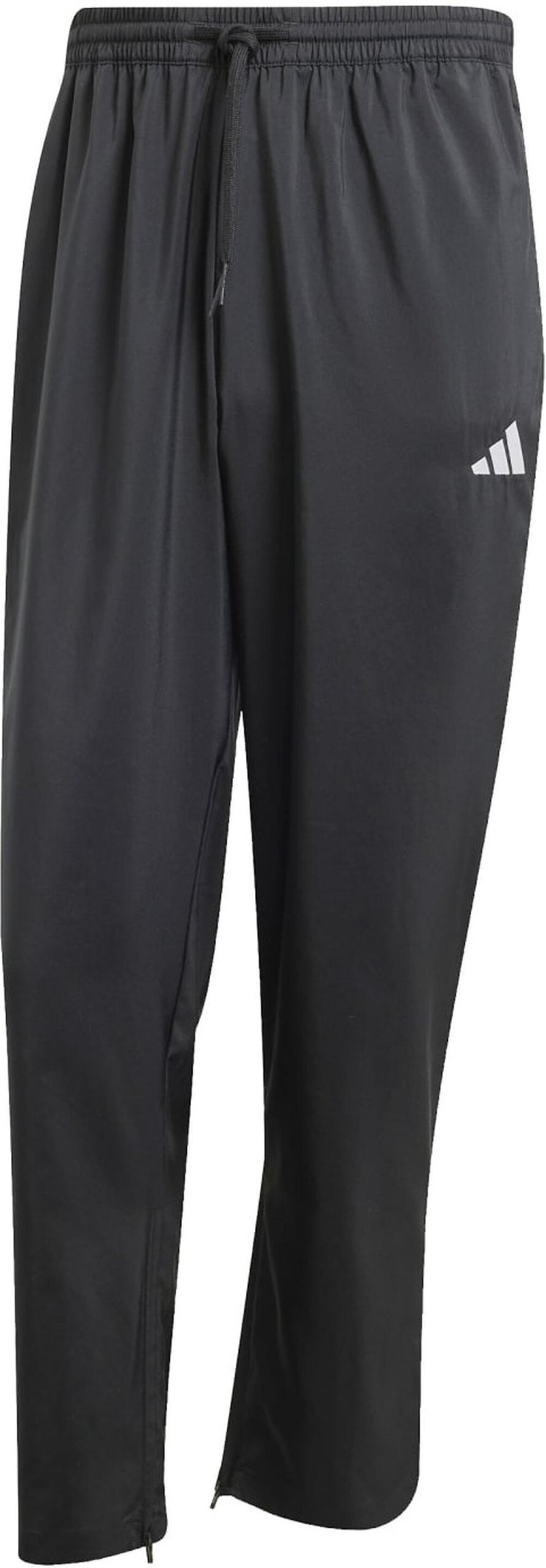 ADIDAS Herren Sporthose Essentials Small Logo Open-Hem Stanford S/T in Grau