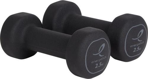 ENERGETICS Hanteln Neopren 2X4,0 in Grau