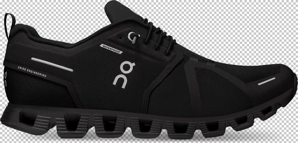 ON Herren Freizeitschuhe Cloud 5 Waterproof 42 ½ in Schwarz