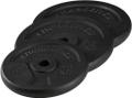 ENERGETICS Hantelscheiben Gusseisen 1 x 10 kg, 1 x 15 kg oder 1 x 20 kg 1X10 in Schwarz