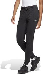 ADIDAS Damen Essentials Linear French Terry Cuffed Hose XS/S in Schwarz