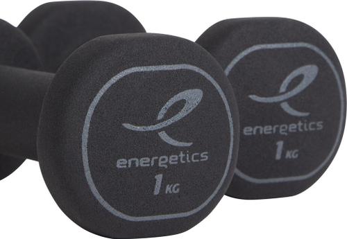 ENERGETICS Hanteln Neopren 2X4,0 in Grau