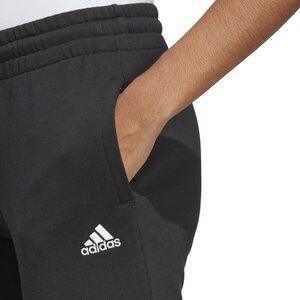 ADIDAS Damen Essentials Linear French Terry Cuffed Hose XS/S in Schwarz
