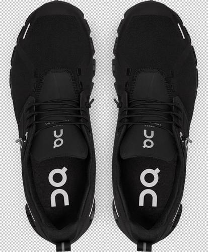 ON Herren Freizeitschuhe Cloud 5 Waterproof 42 ½ in Schwarz