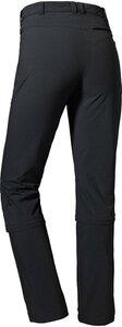 SCHÖFFEL Damen Wanderhose "Engadin Zip Off" 36 in Schwarz