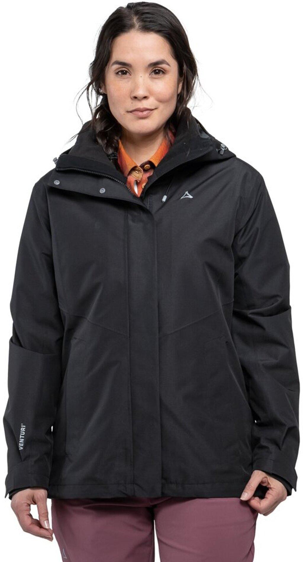 SCHÖFFEL Damen Doppeljacke 3in1 Jacket Style Okere WMS 46 in Schwarz
