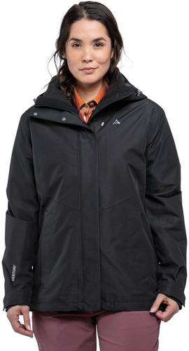 SCHÖFFEL Damen Doppeljacke 3in1 Jacket Style Okere WMS 42 in Schwarz