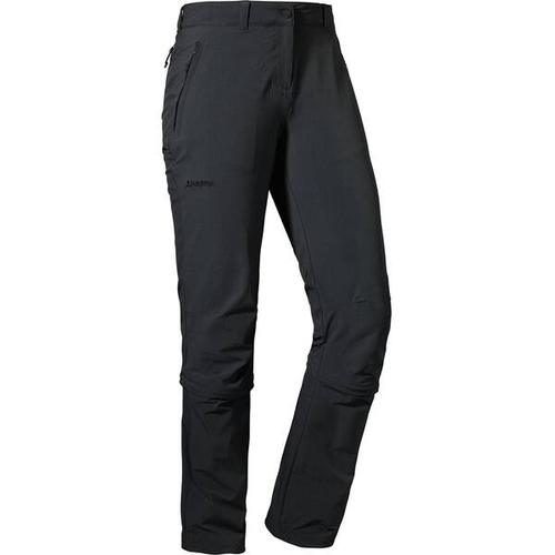 SCHÖFFEL Damen Wanderhose "Engadin Zip Off" 20 in Schwarz