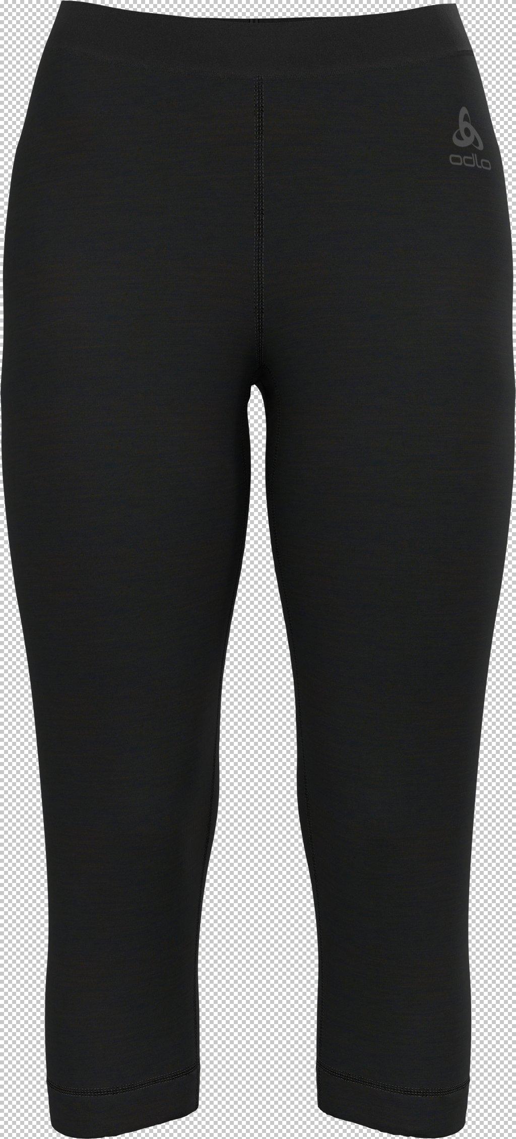 ODLO Damen Unterhose BL BOTTOM 3/4 MERINO 200 L in Schwarz