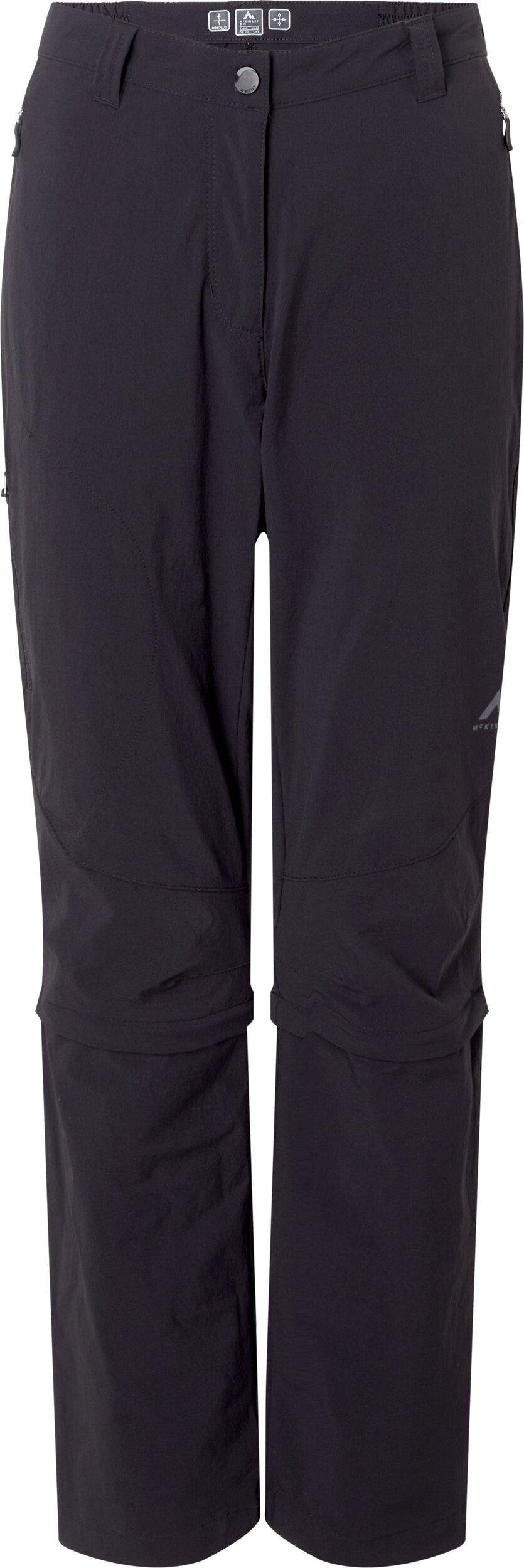 McKINLEY Damen Hose Da.-Abzipphose Mandorak II W SHT 22 in Schwarz