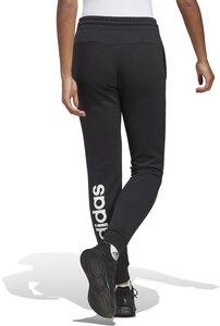 ADIDAS Damen Essentials Linear French Terry Cuffed Hose XS/S in Schwarz