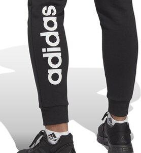 ADIDAS Damen Essentials Linear French Terry Cuffed Hose XS/S in Schwarz