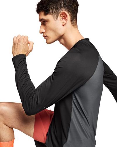 ON Herren T-Shirt Performance Long-T XL in Schwarz