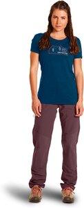 ORTOVOX Damen Unterhemd 140 COOL VINTAGE BADGE TS W L in Blau