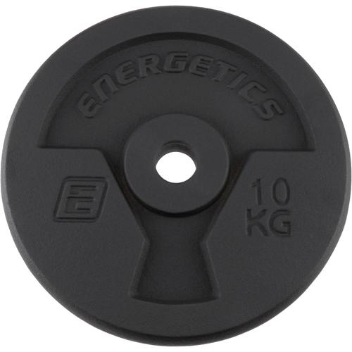 ENERGETICS Hantelscheiben Gusseisen 1 x 10 kg, 1 x 15 kg oder 1 x 20 kg 1X10 in Schwarz