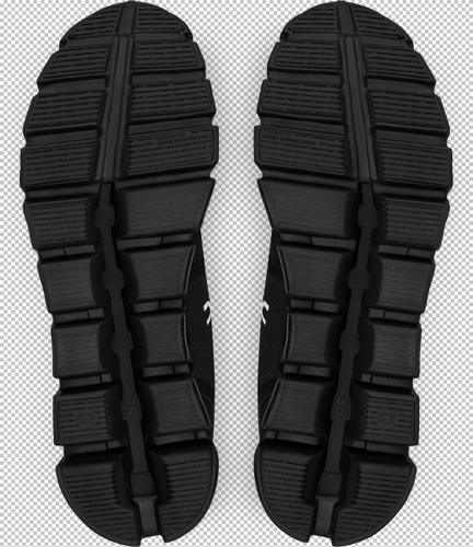 ON Herren Freizeitschuhe Cloud 5 Waterproof 42 ½ in Schwarz